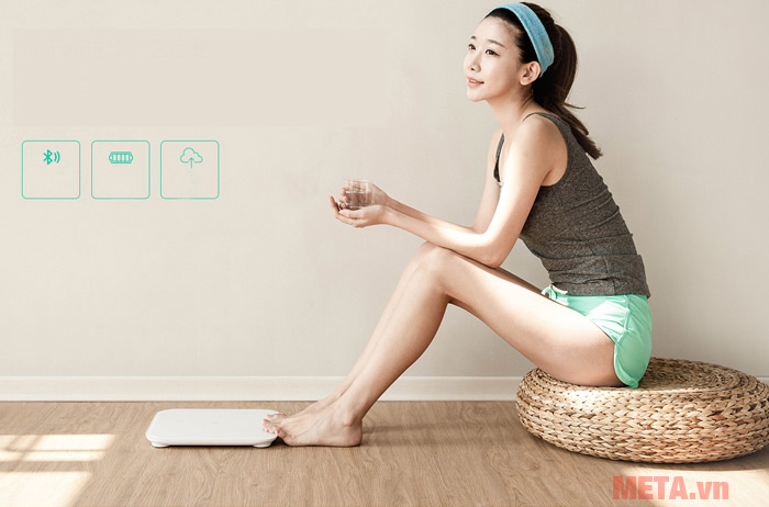 Xiaomi Smart Scale có khả năng kết nối bluetooth