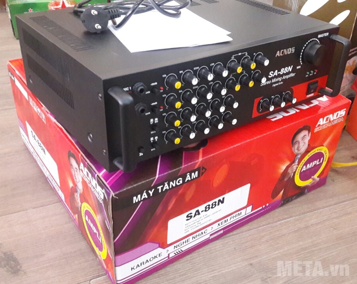 Amply Acnos SA-88N có trở kháng 4 ohms Amply gia đình