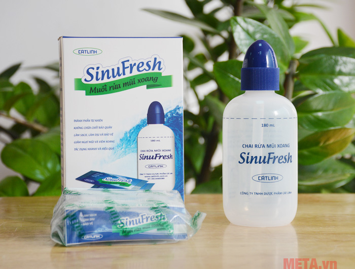 Bộ bình rửa mũi SinuFresh