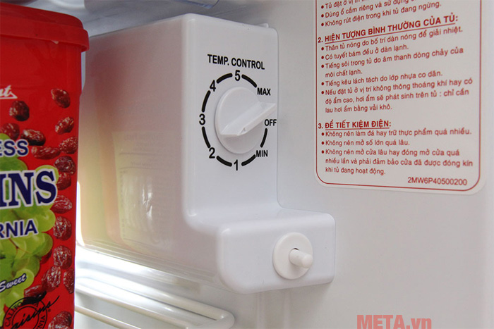 Núm vặn điều chỉnh chế độ của tủ