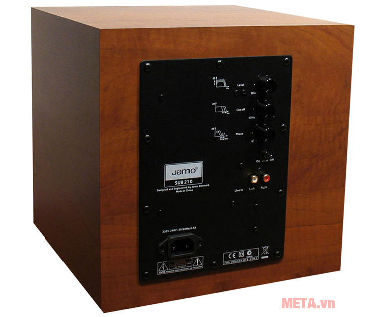 Bảng điều khiển loa sub Jamo SUB210 Wenge 
