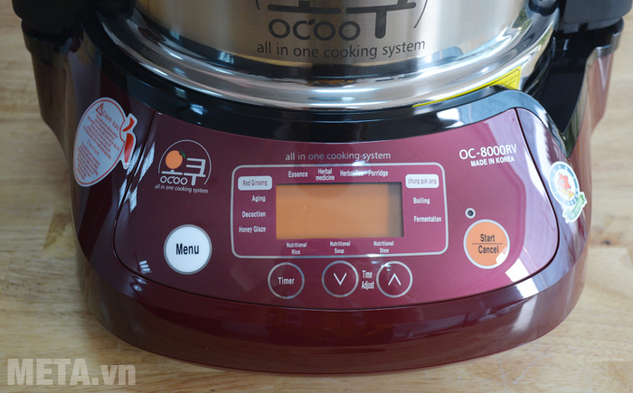 Màn hình của nồi hầm