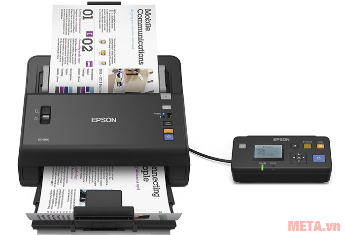 Máy scan DS-860 có tốc độ scan 65 trang/phút