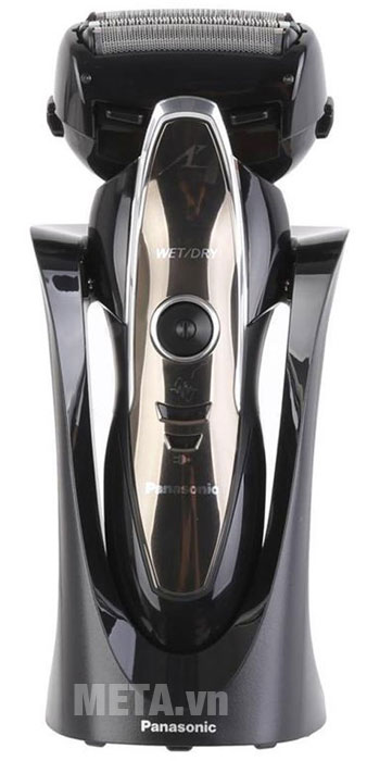 Máy có chân đế cố định sau khi sử dụng xong Máy cạo râu