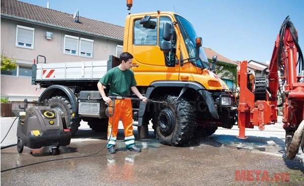 Nhiệt độ nước rửa có thể đạt tối đa 155 độ
