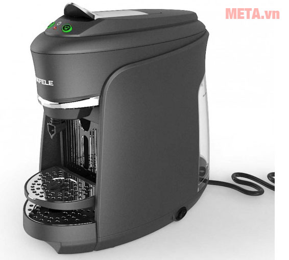 Thiết kế máy nhỏ gọn, phù hợp sử dụng cho gia đình, quán cà phê Máy pha cà phê viên nén