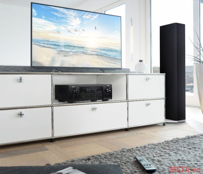Amply Denon AVR-X1400H BKE2 có thiết kế nhỏ gọn