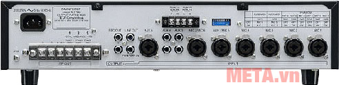 Mặt sau Amply TOA A-1712 ER
