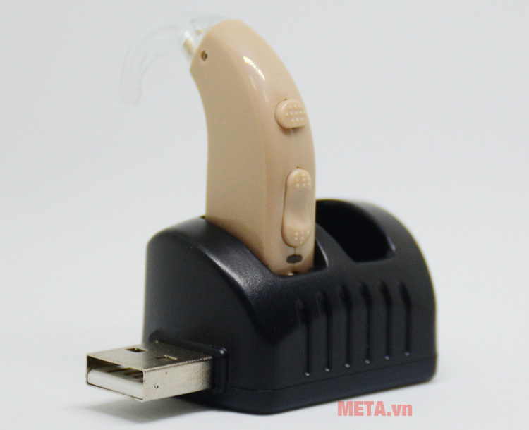 Máy trợ thính có thể sạc qua cổng USB