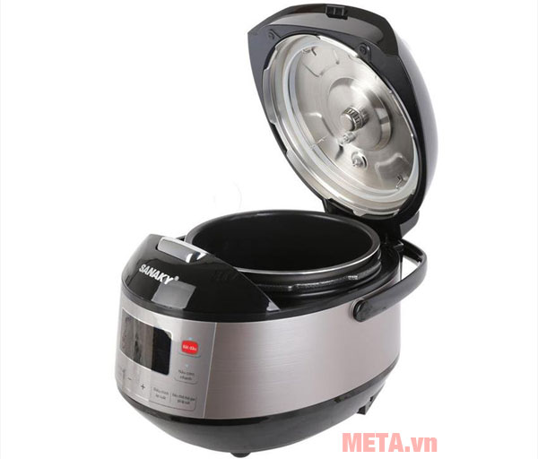 Nồi áp suất điện tử đa năng Sanaky SNK 55DT có quai xách tiện lợi