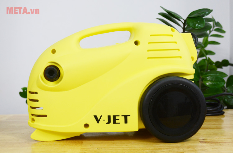 Máy rửa xe V-JET VJ 100 có màu vàng nổi bật Máy rửa xe V-JET VJ 100 có màu vàng nổi bật