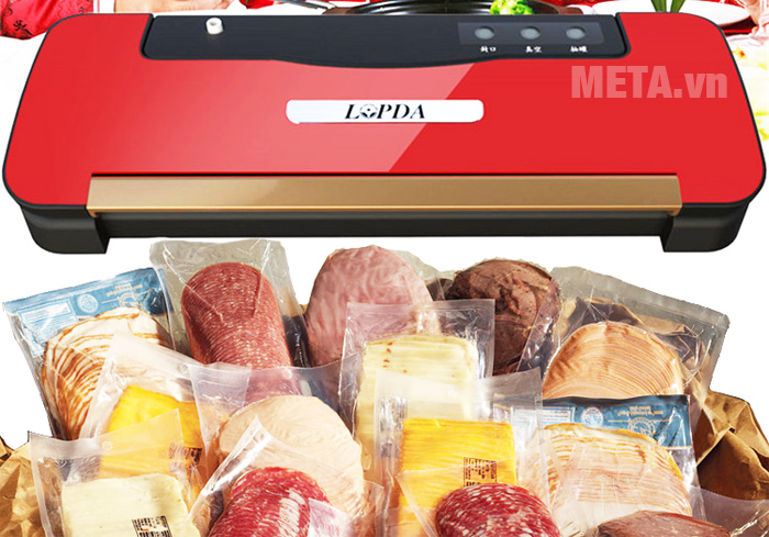 Máy hút chân không Lopda EM 3004A - Loại cao cấp màu đỏ Lopda EM 3004A - Loại cao cấp