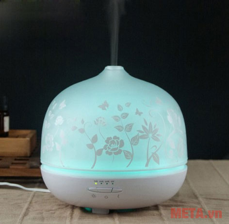 Máy khuếch tán tinh dầu thủy tinh hoa NT025