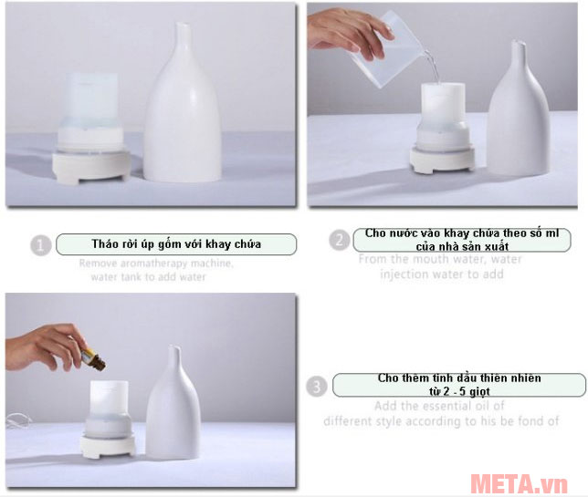 Hưỡng dẫn sử dụng máy khuếch tán tinh dầu