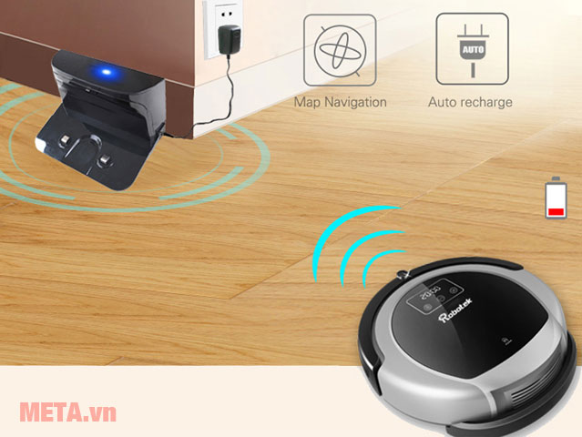 Robot có thể tự quay về dock sạc 