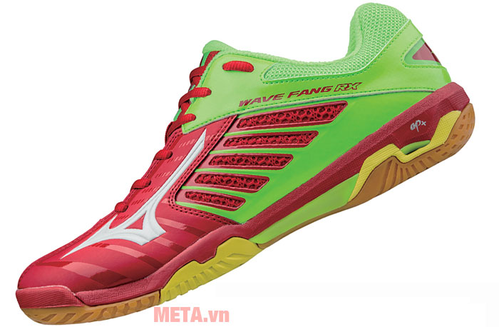 Giày cầu lông WAVE FANG RX2 màu xanh - đỏ