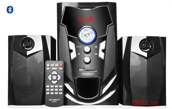 Loa vi tính Soundmax A970 có khả năng kết nối bluetooth không dây tiện lợi