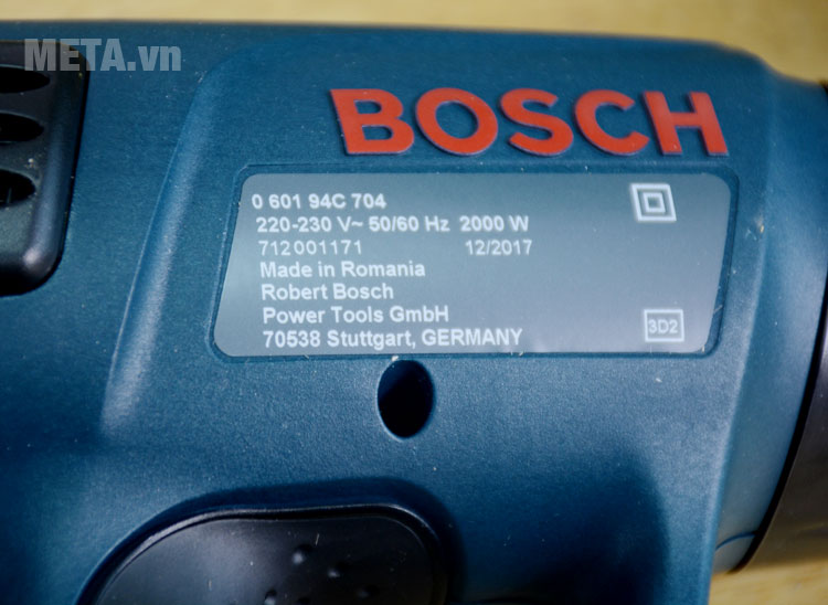 Thông số kỹ thuật máy khò hơi nóng Bosch GHG 630 DCE