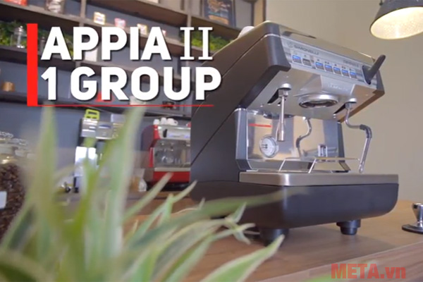 Máy pha cà phê Nuova Simonelli Appia II 1 group phù hợp với quán cà phê