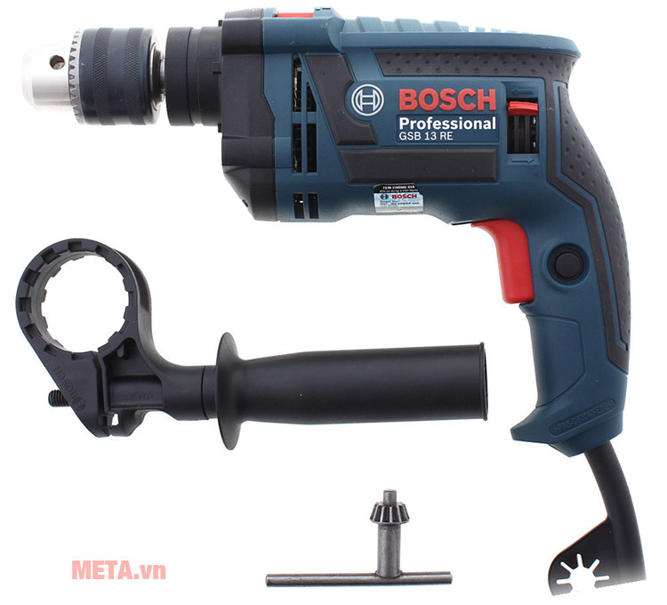 Bosch GSB 13 RE được trang bị tay cầm phụ tiệ lợi