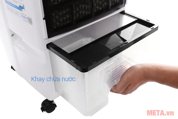 Máy làm mát không khí Daikio DK-800A có bình nước dung tích lớn