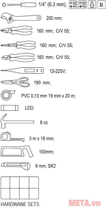 bộ dụng cụ sửa chữa