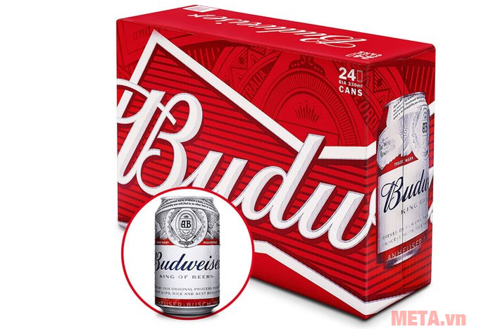 Bia Budweiser thùng 24 lon