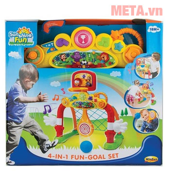 Hộp đựng đồ chơi cột lưới ném/thả 