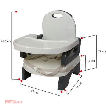 Kích thước của ghế ăn 