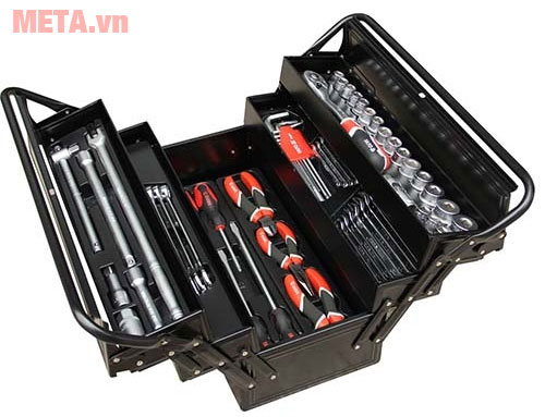 Hộp đồ nghề 5 ngăn 63 chi tiết YT-3895