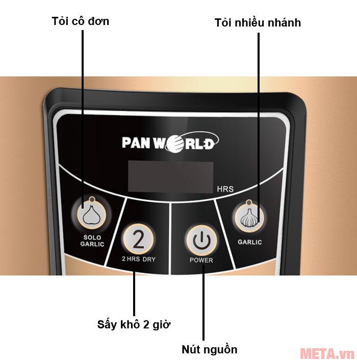 Máy làm tỏi đen có cấu tạo đơn giản