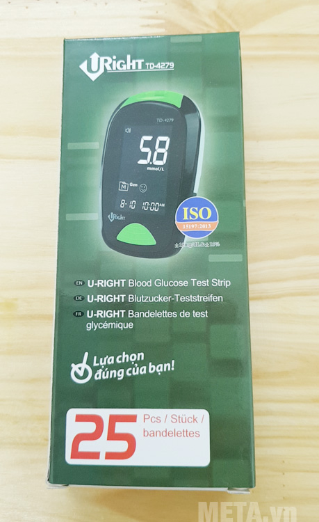 Que thử của máy đo đường huyết Uright TD-4279 Que thử đường huyết