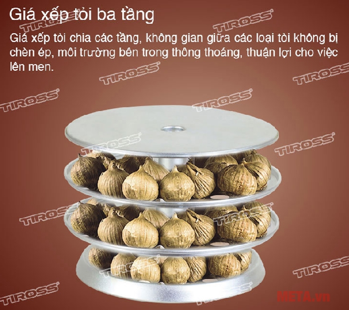 Khay xếp tỏi 