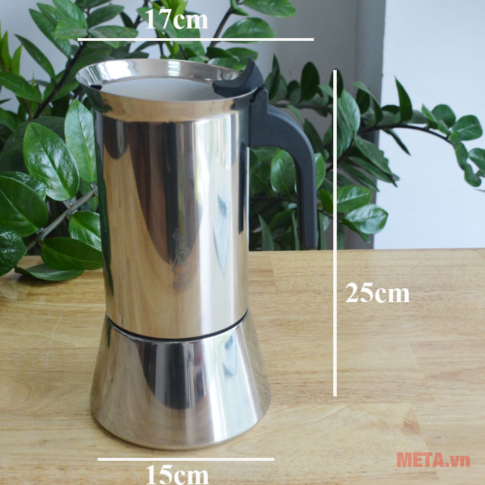 Kích thước của ấm pha cà phê 
