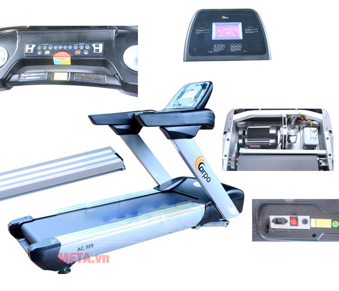 Cấu tạo máy chạy bộ