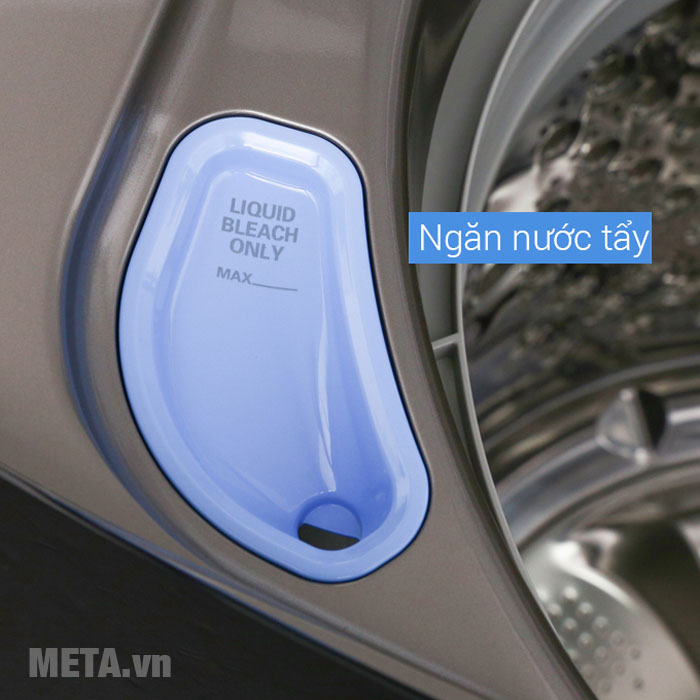 Máy giặt LG với ngăn chứa nước tẩy 