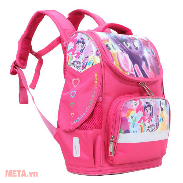 Balo cấp 1 chống gù Miti BL11060WS Pony có trọng lượng nhẹ Balo cấp 1 siêu nhẹ