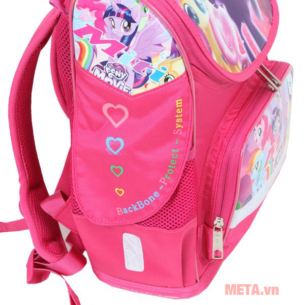 Balo cấp 1 chống gù Miti BL11060WS Pony hàng Việt Nam Balo chống gù