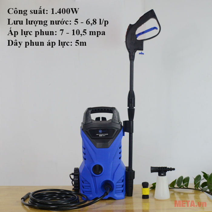 Máy phun xịt rửa cao áp Kachi MK72 Máy phun xịt rửa cao áp Kachi MK72