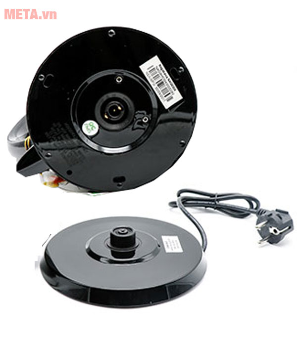 Ấm siêu tốc với phần đế xoay 360 độ 