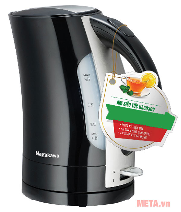 Ấm siêu tốc Nagakawa NAG0302