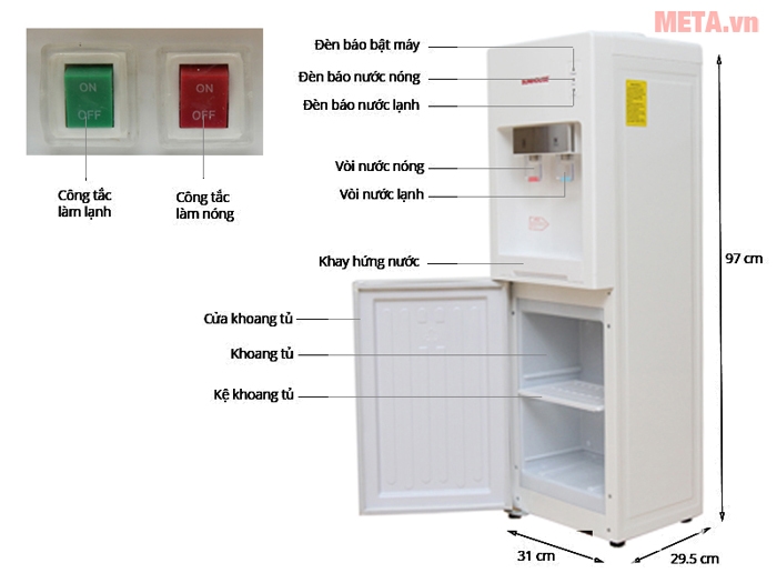 Cây nước nóng lạnh