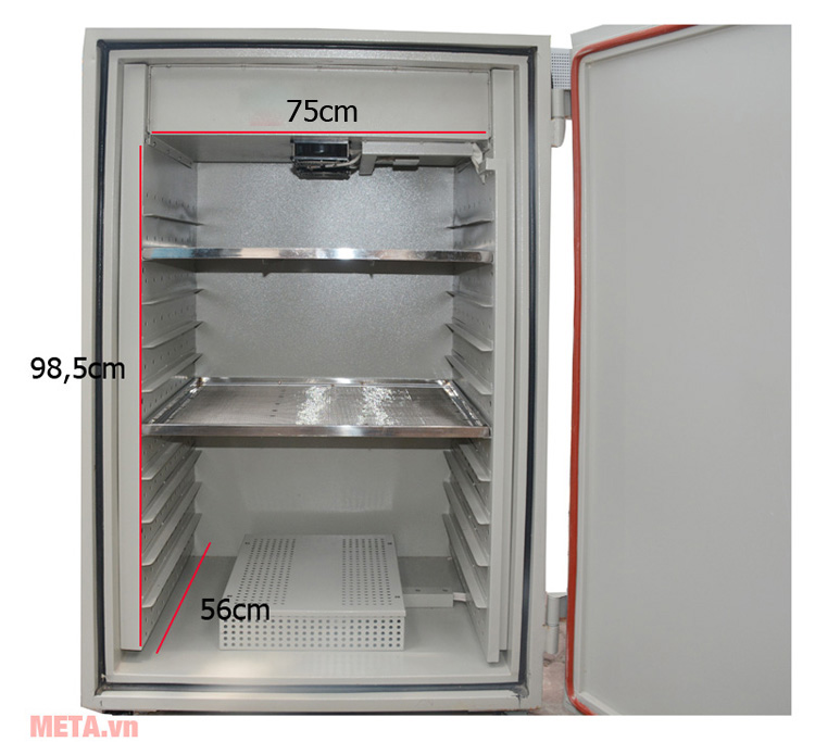Khoang trong của máy sấy thực phẩm