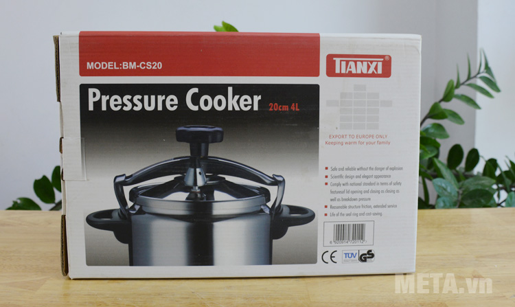 Nồi áp suất cơ có hộp đựng giấy