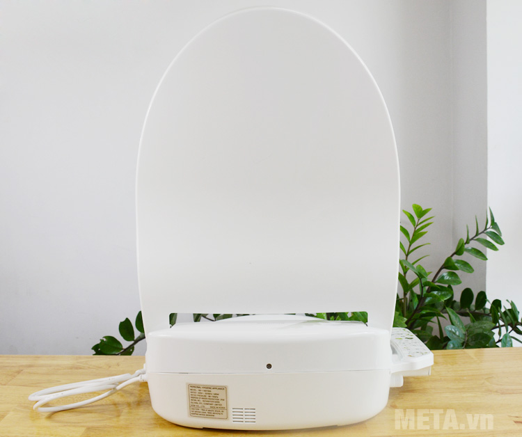 Mặt sau của thiết bị vệ sinh thông minh
