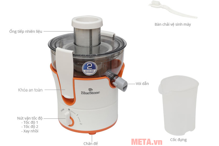 Cấu tạo các bộ phận của máy