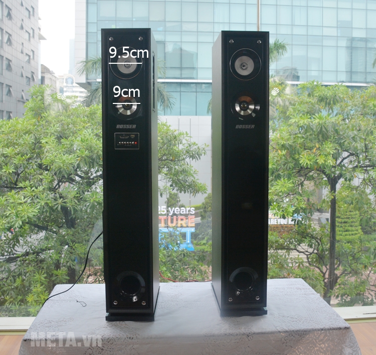 Loa karaoke Bluetooth BOSSER SA-181K màu đen BOSSER SA-181K