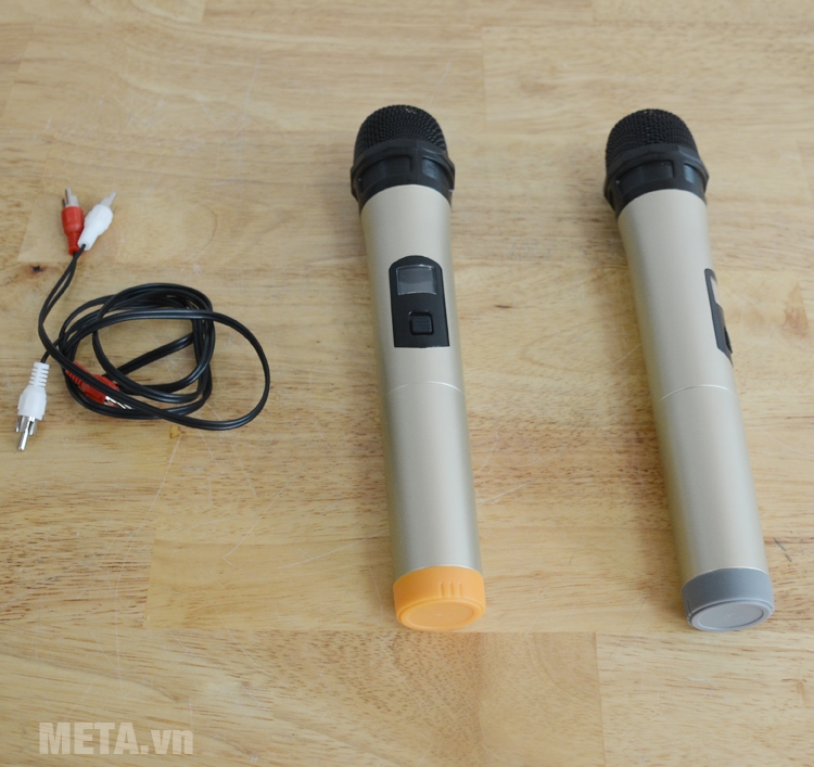 Loa karaoke kèm 2 mic Loa karaoke kèm 2 mic