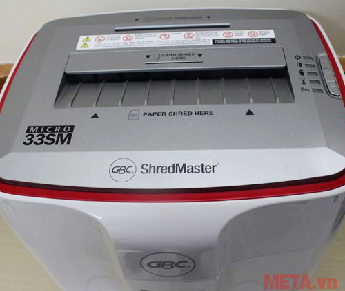 Máy hủy giấy GBC ShredMaster 33SM an toàn và dễ dàng sử dụng