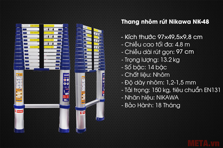 Thang rút được thiết kế và sản xuất đạt tiêu chuẩn Châu Âu